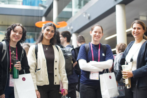 Participants of the Intensive I Living Labs during the registration.