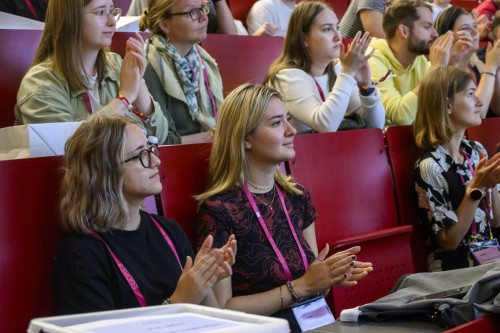 Participants of the Intensive I Living Labs in a lecture hall.